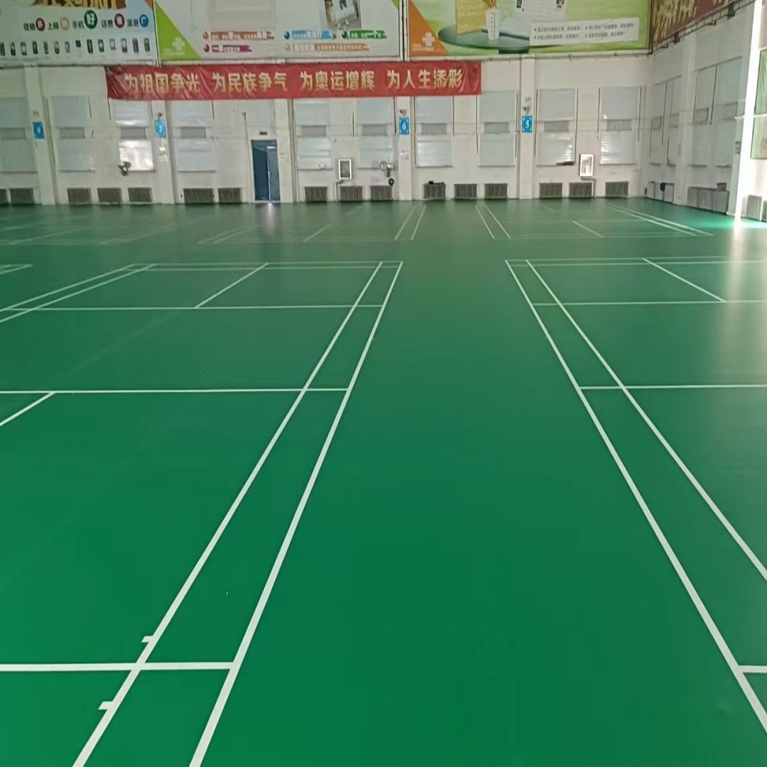 Tikar getah PVC gelanggang badminton